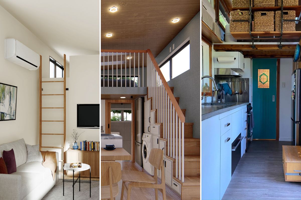 3 Bedroom Tiny Home Plans, Floor Plans & Designs